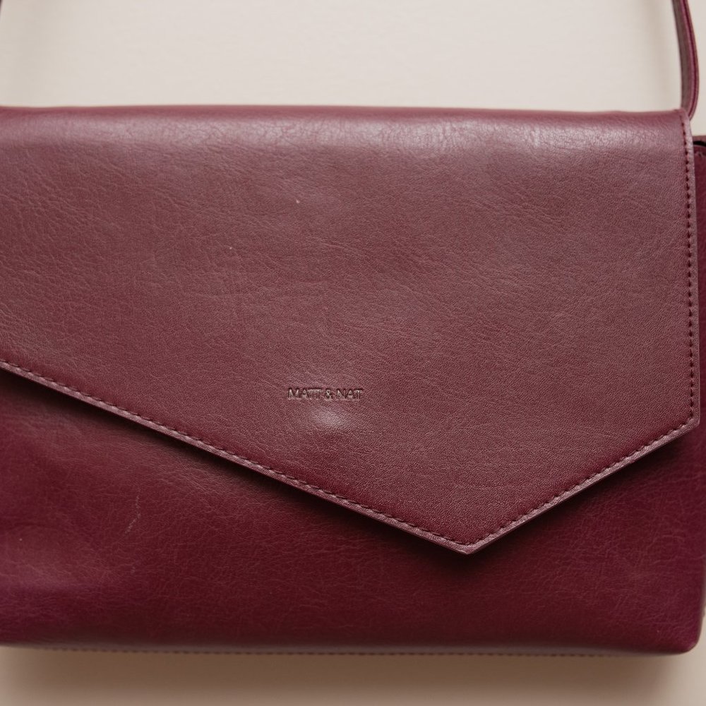 Maroon Matt & Nat Bag - Picture 6 of 11